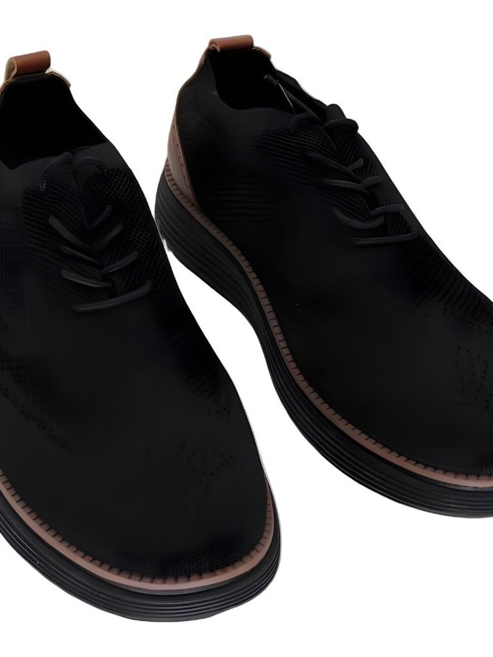 Akademiks Olney Wingtip Oxford Dress Shoes Black 12M